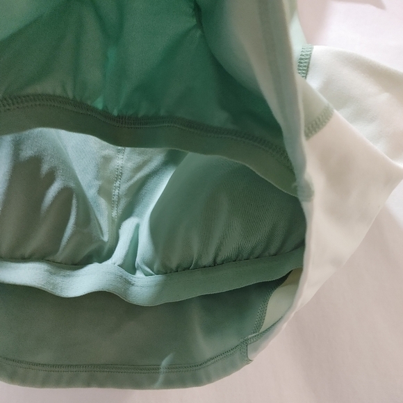 All in Motion Longline Cropped Tank Sport Bra‎ Light Medium Support Mint Green L - Picture 3 of 5